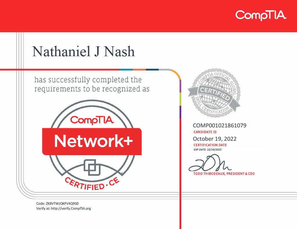 network-plus-certification